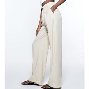 Zara Full Length Pant - Taupe Brown M